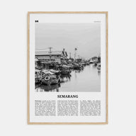 Semarang Travel B&W Poster