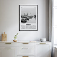 Semarang Travel B&W Poster