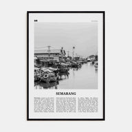 Semarang Travel B&W Poster