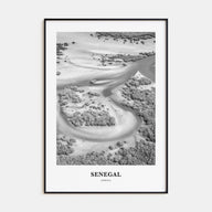 Senegal Portrait B&W Poster