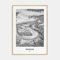 Senegal Portrait B&W Poster