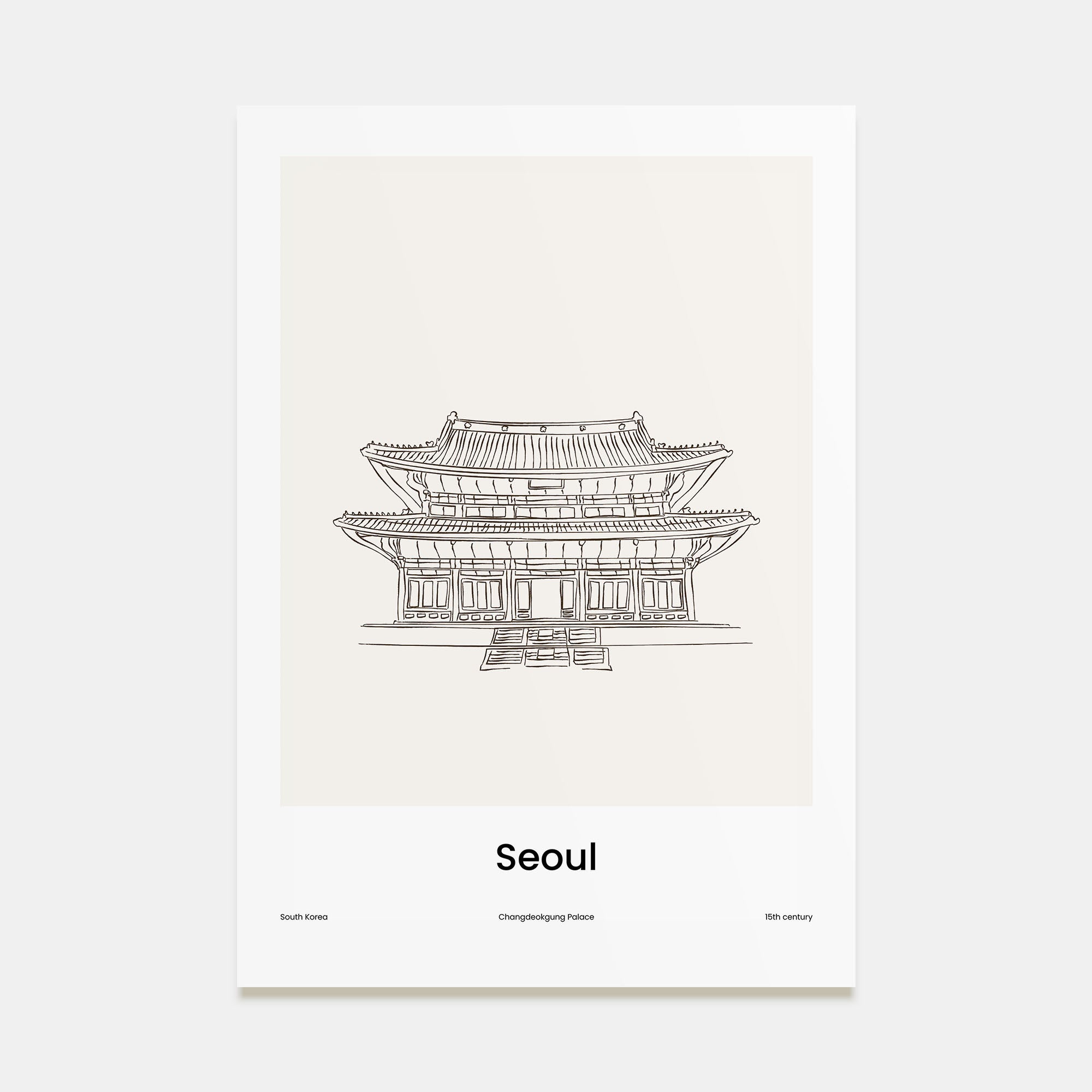 Seoul Drawn No 2 Poster