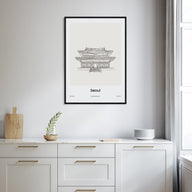Seoul Drawn No 2 Poster