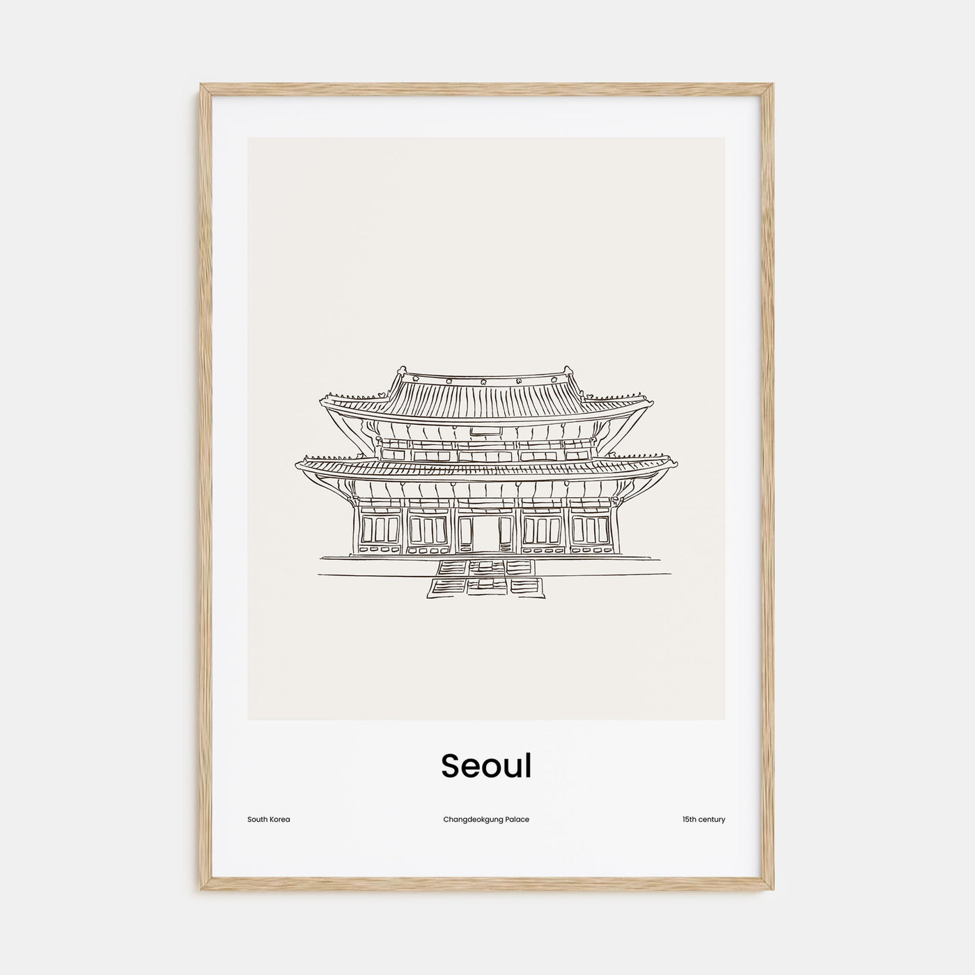 Seoul Drawn No 2 Poster