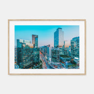 Seoul Landscape Color Poster