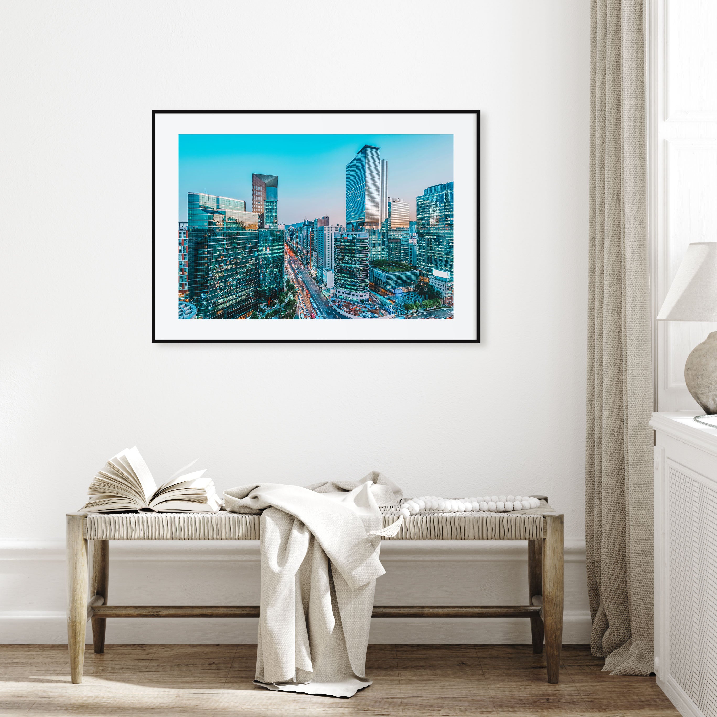 Seoul Landscape Color Poster