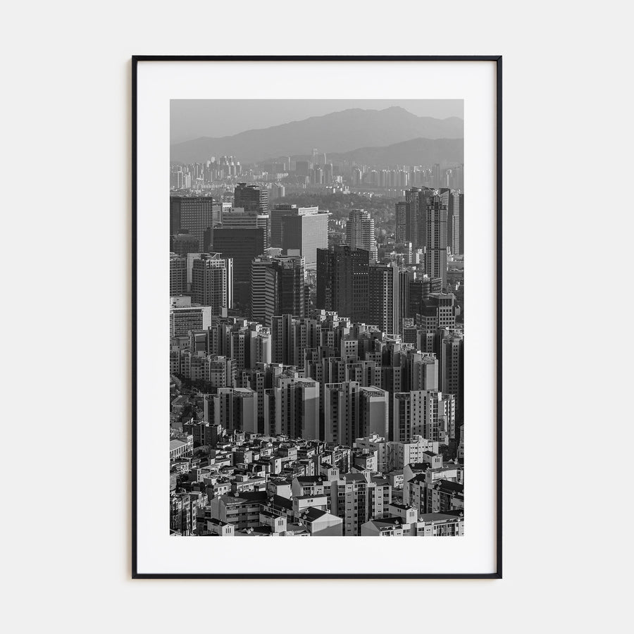 Seoul Photo B&W No 1 Poster