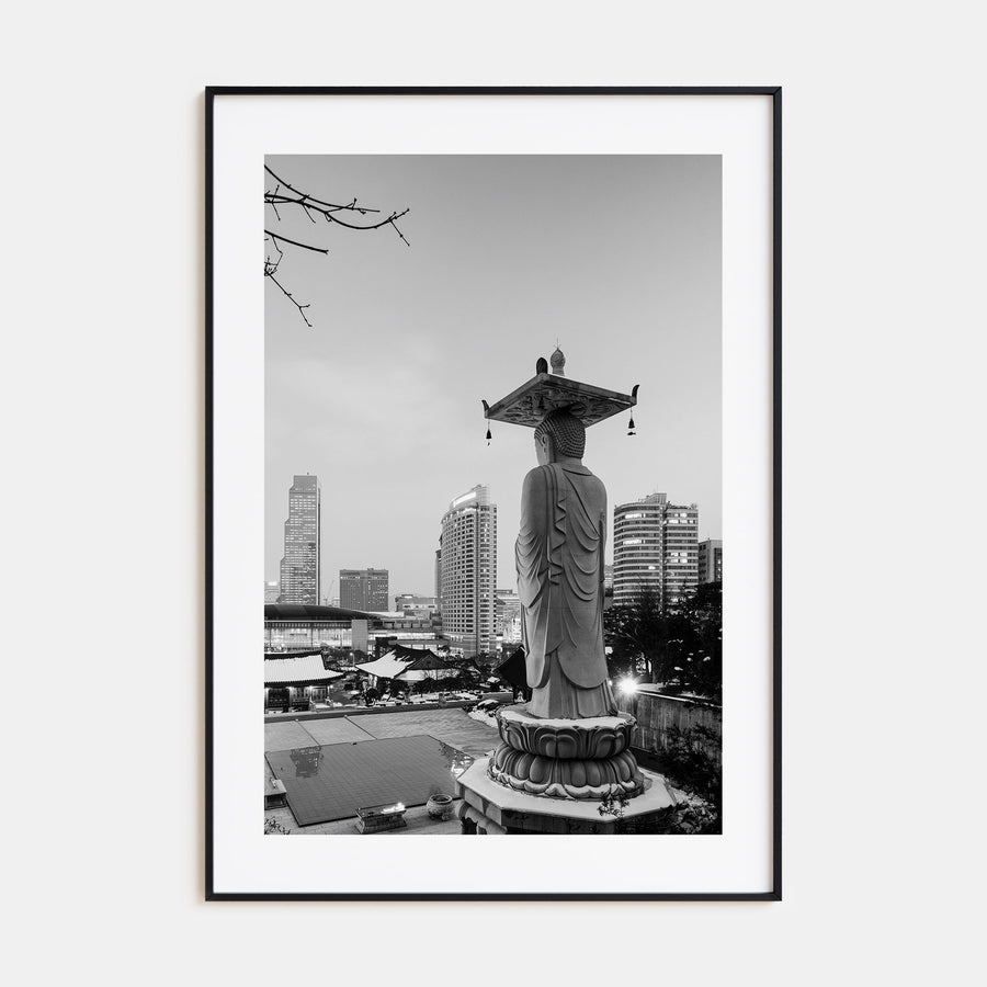 Seoul Photo B&W No 2 Poster