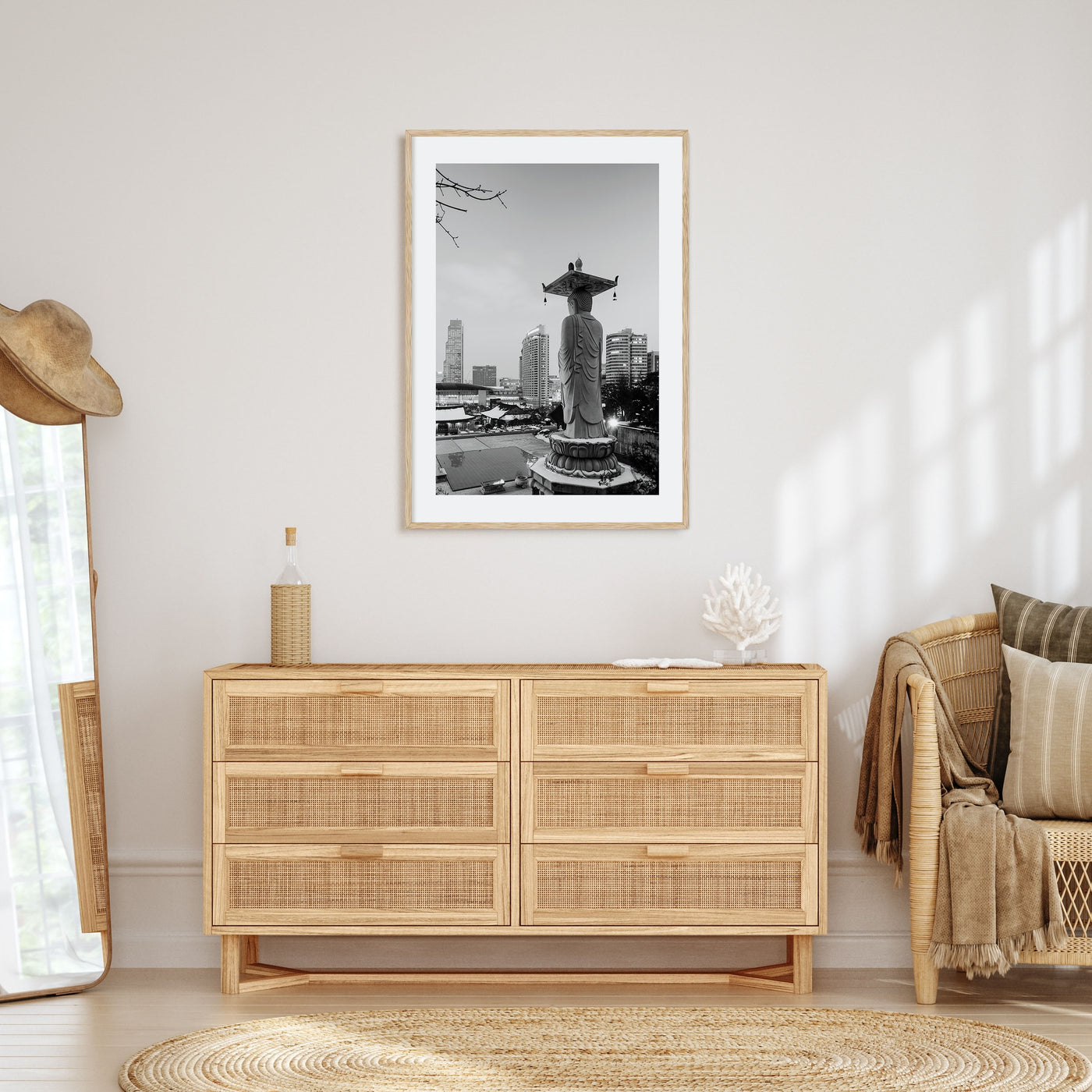 Seoul Photo B&W No 2 Poster