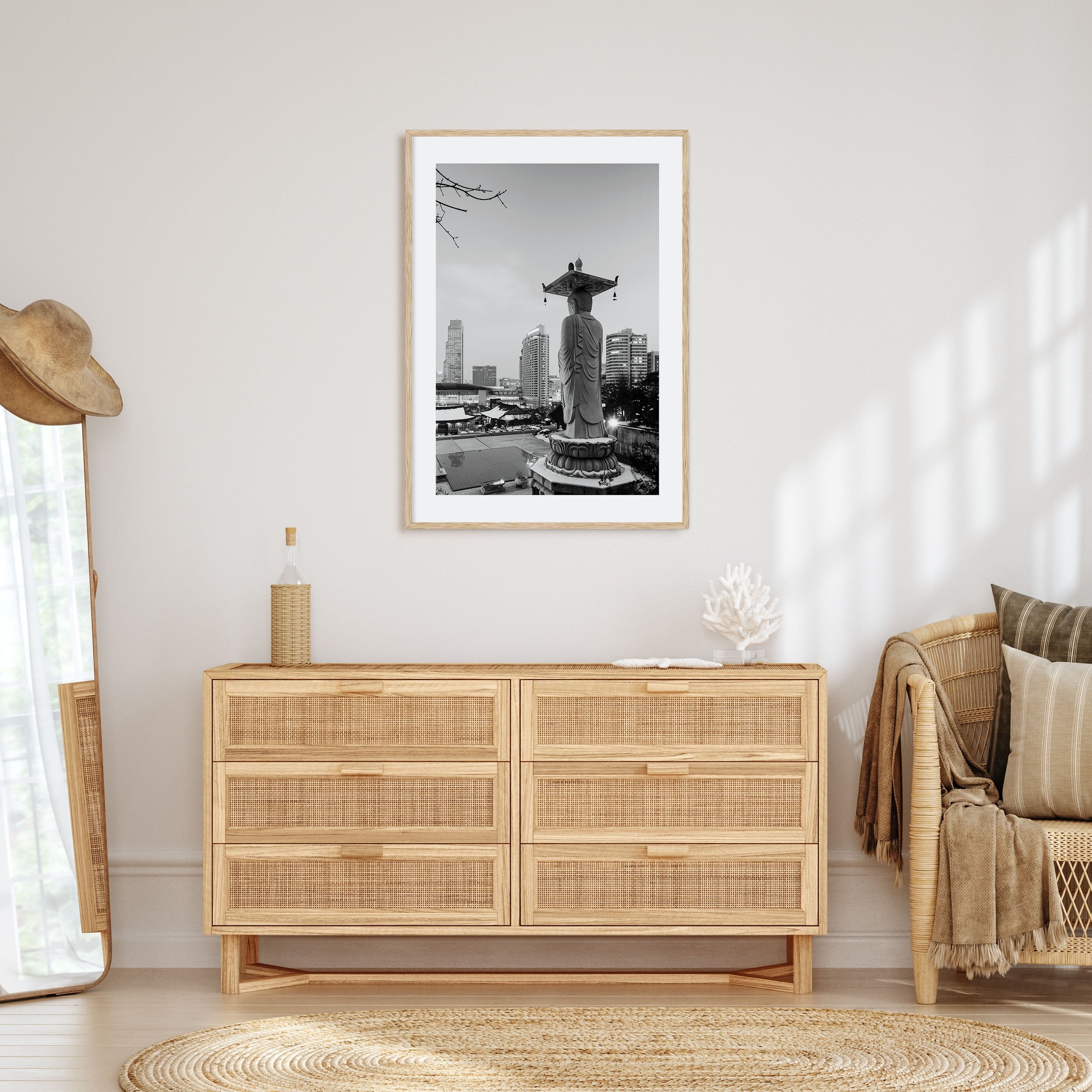 Seoul Photo B&W No 2 Poster