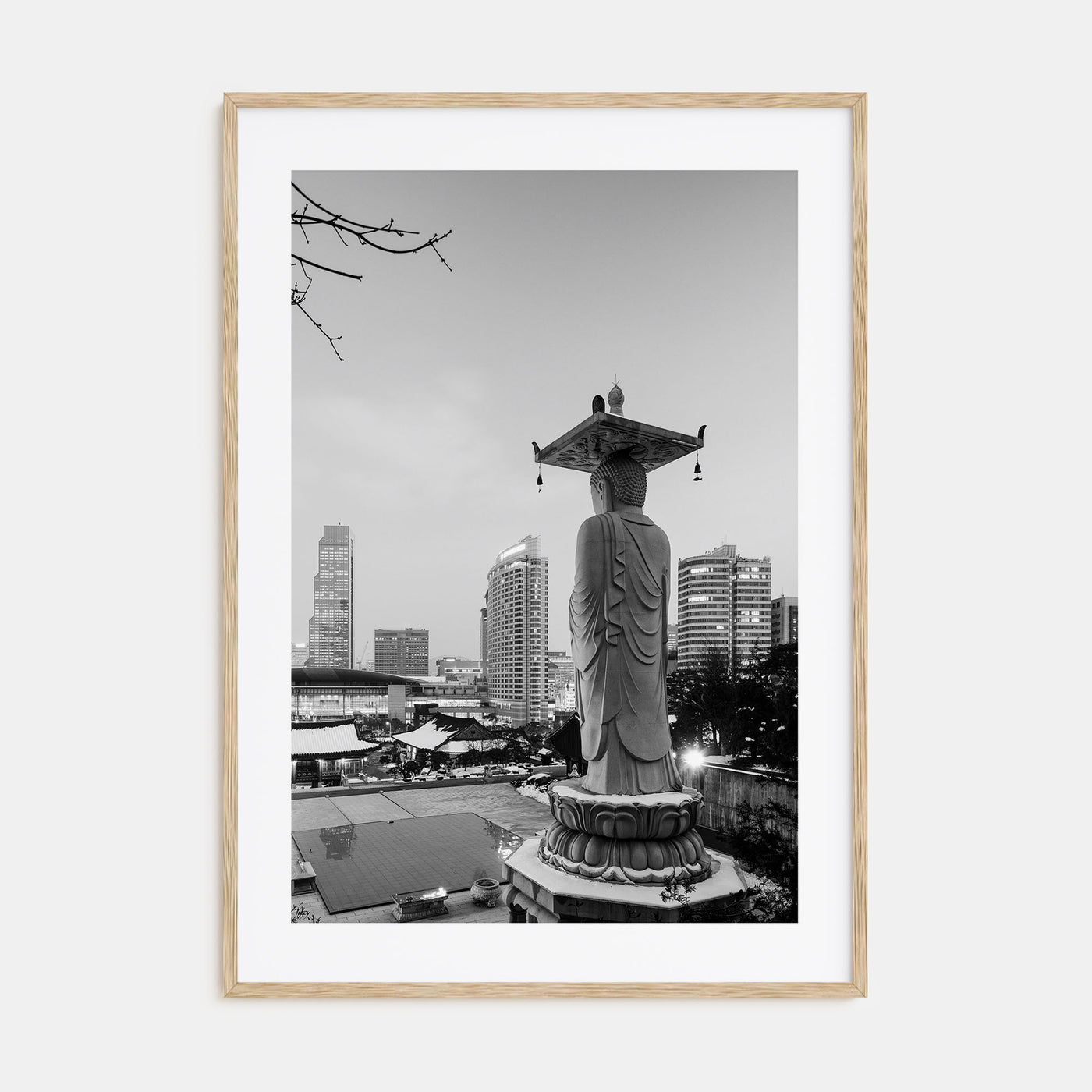 Seoul Photo B&W No 2 Poster