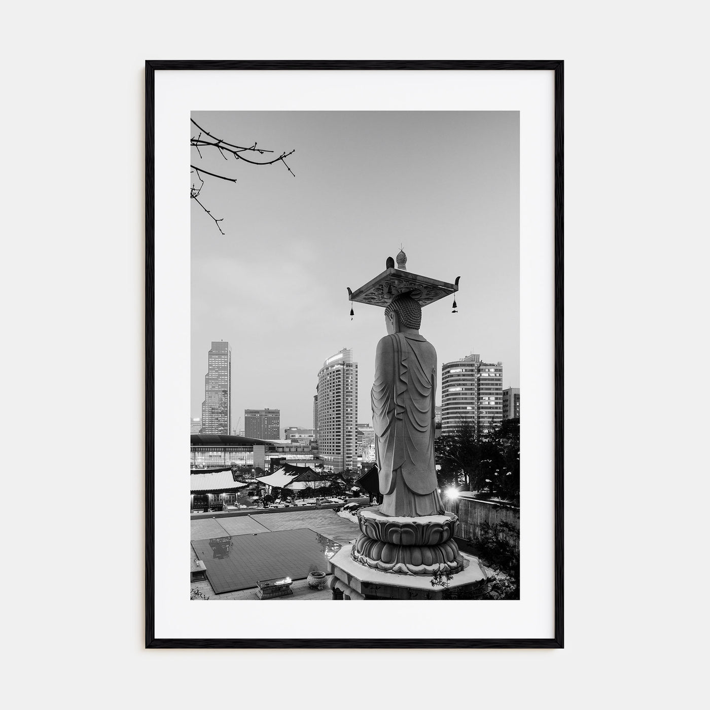Seoul Photo B&W No 2 Poster