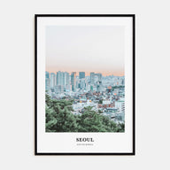 Seoul Portrait Color Poster