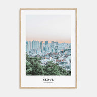 Seoul Portrait Color Poster