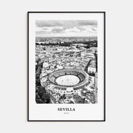 Sevilla Portrait B&W Poster