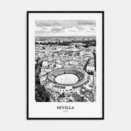 Sevilla Portrait B&W Poster
