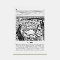 Sevilla Travel B&W Poster