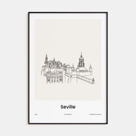 Seville Drawn Poster