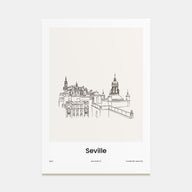 Seville Drawn Poster