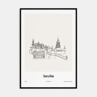Seville Drawn Poster