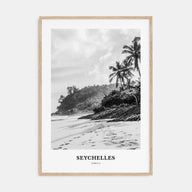 Seychelles Portrait B&W Poster