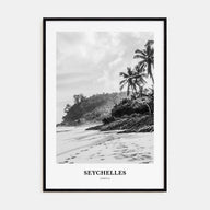 Seychelles Portrait B&W Poster