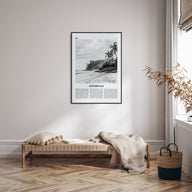 Seychelles Travel B&W Poster