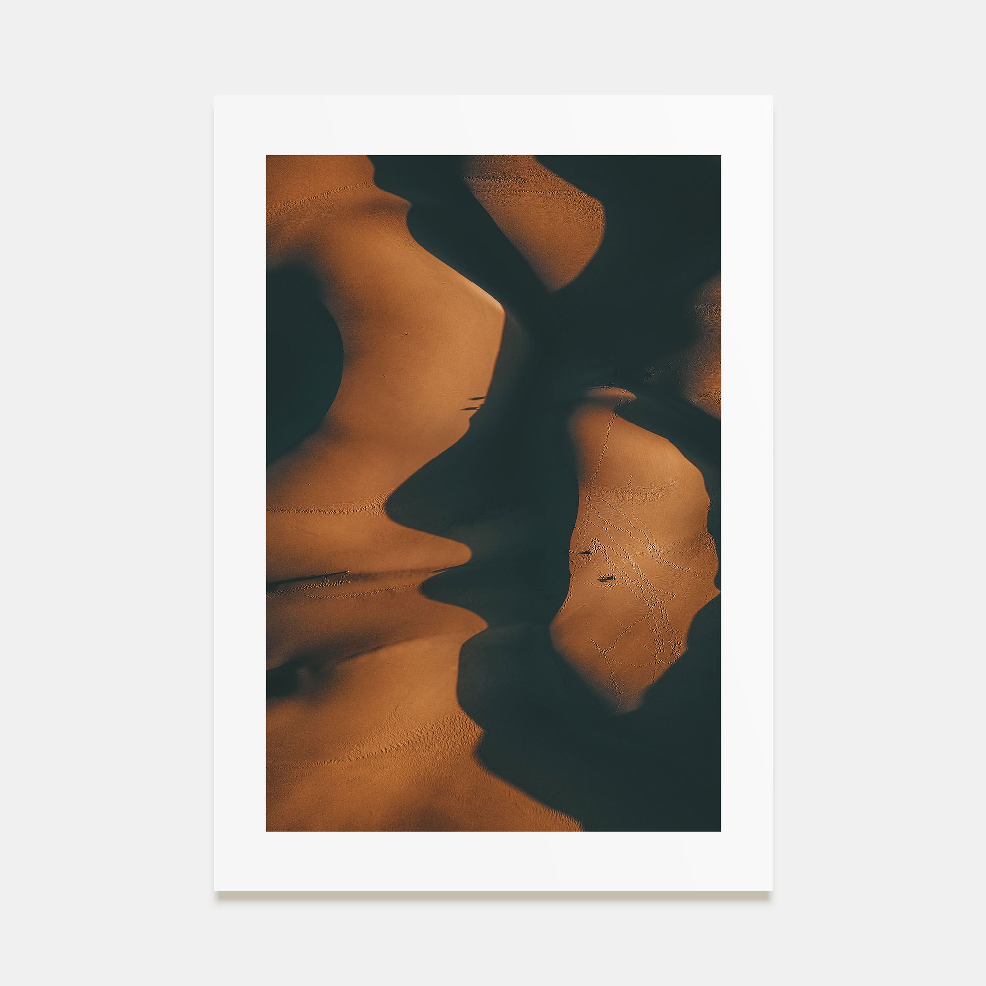 Shadow Sand Dunes Photo Color Poster