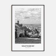Shaftesbury Portrait B&W Poster