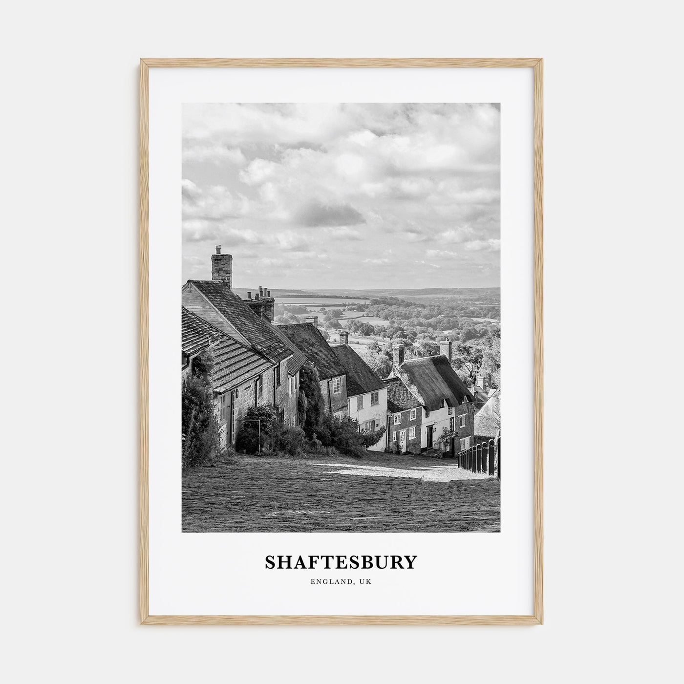 Shaftesbury Portrait B&W Poster