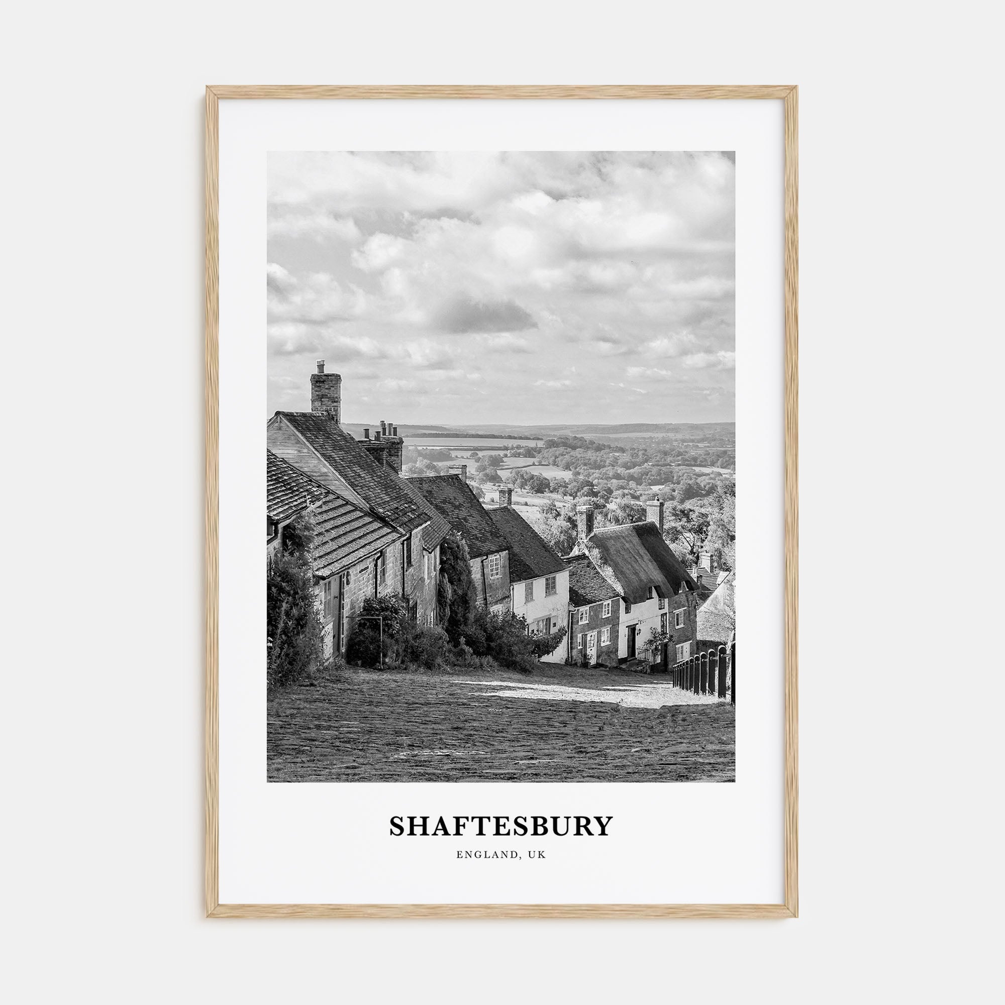 Shaftesbury Portrait B&W Poster