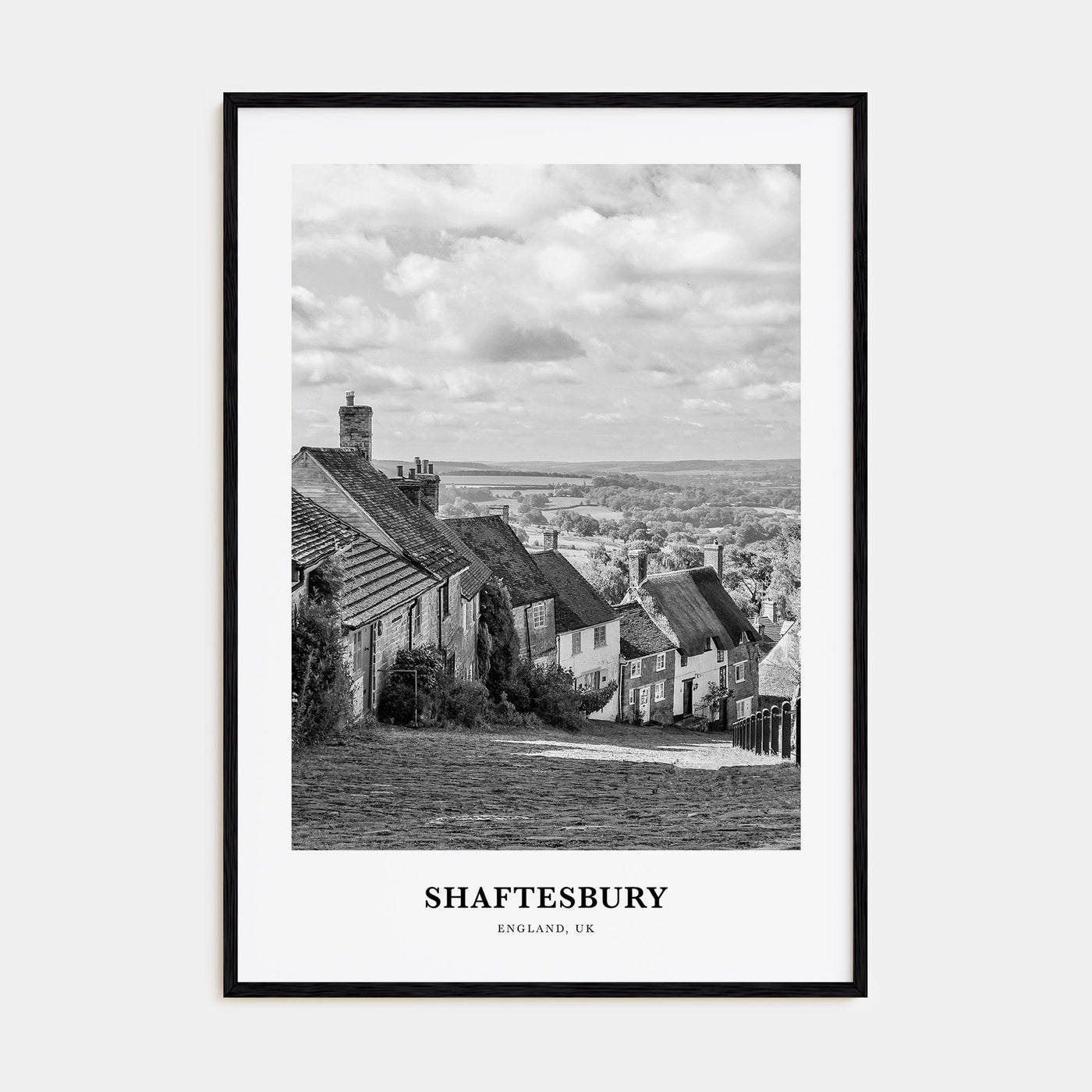 Shaftesbury Portrait B&W Poster