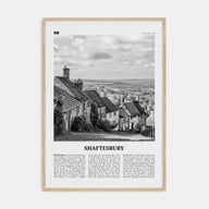 Shaftesbury Travel B&W Poster