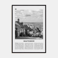 Shaftesbury Travel B&W Poster