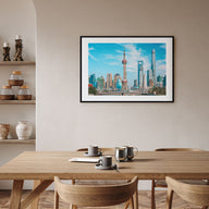 Shanghai Landscape Color Poster