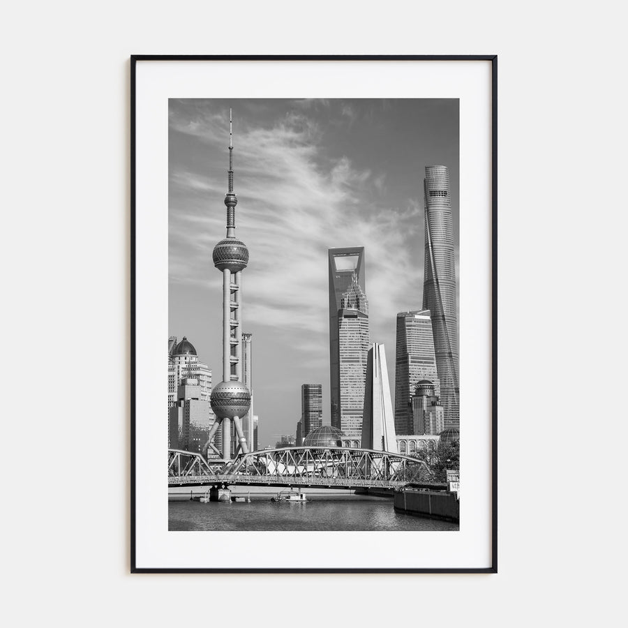 Shanghai Photo B&W Poster