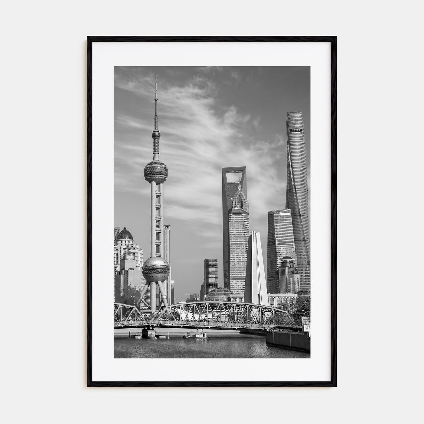 Shanghai Photo B&W Poster