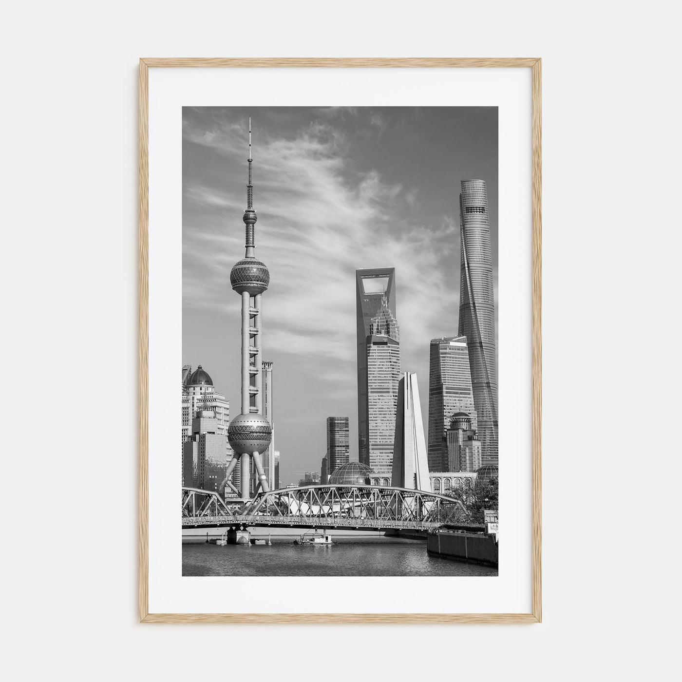Shanghai Photo B&W Poster