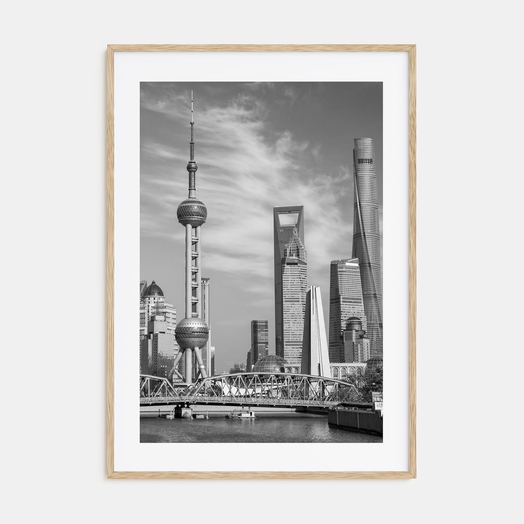 Shanghai Photo B&W Poster