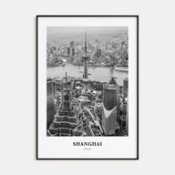 Shanghai Portrait B&W No 1 Poster