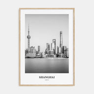 Shanghai Portrait B&W No 2 Poster