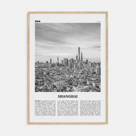 Shanghai Travel B&W No 3 Poster
