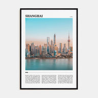 Shanghai Travel Color Poster