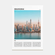 Shanghai Travel Color Poster