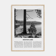 Shaver Lake Travel B&W Poster