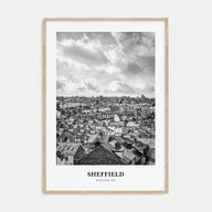 Sheffield Portrait B&W Poster