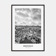 Sheffield Portrait B&W Poster