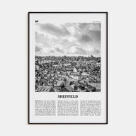 Sheffield Travel B&W Poster