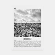 Sheffield Travel B&W Poster