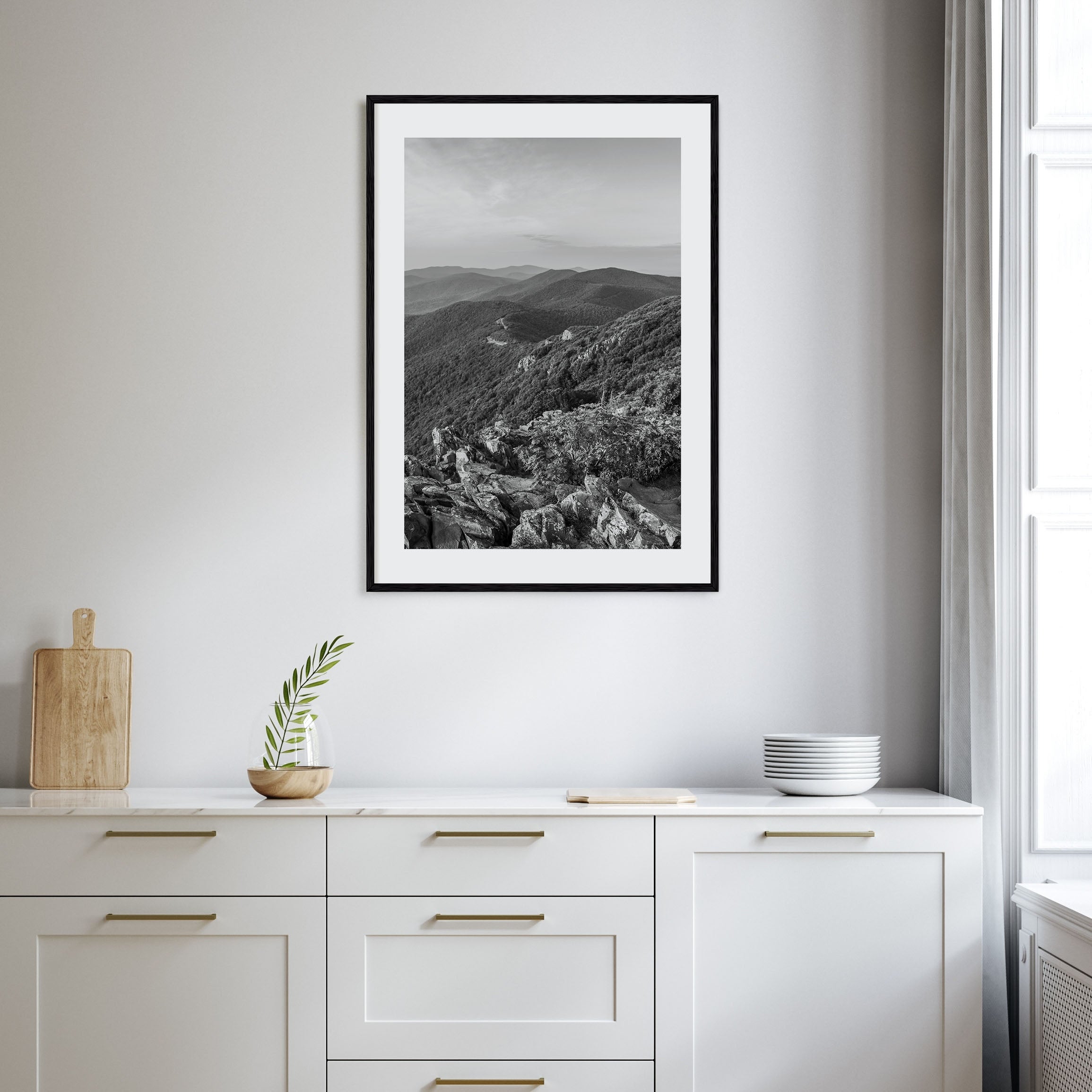 Shenandoah Photo B&W Poster